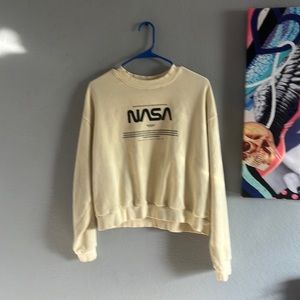 Light yellow NASA sweater from h&m